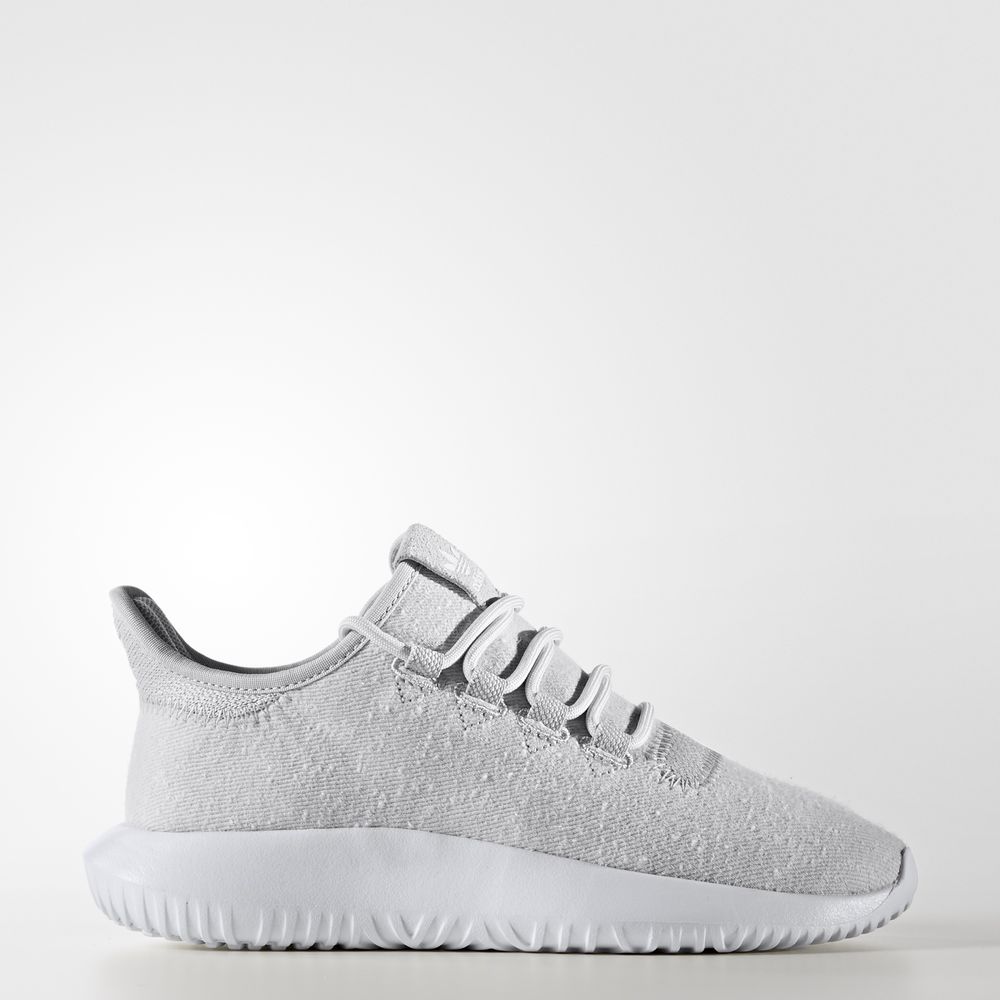 Adidas Tubular Shadow - Originals για αγορια - Γκρι/Ασπρα/Ασπρα,Μέγεθος: EU 27 – 39 1/3 (633SHPUL)